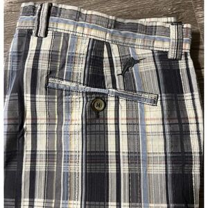 Tommy Bahama Cotton/Silk Blend Plaid Bermuda Shorts Men's Size 36x10